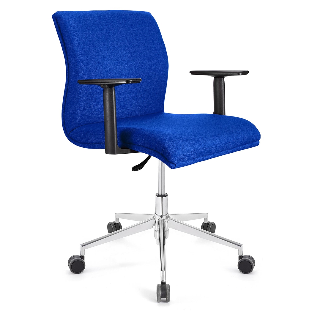 Krzesło Biurowe ANIBAL BASE PRO, Regulowane Podłokietniki, Obicie z Tkaniny, Niebieskie