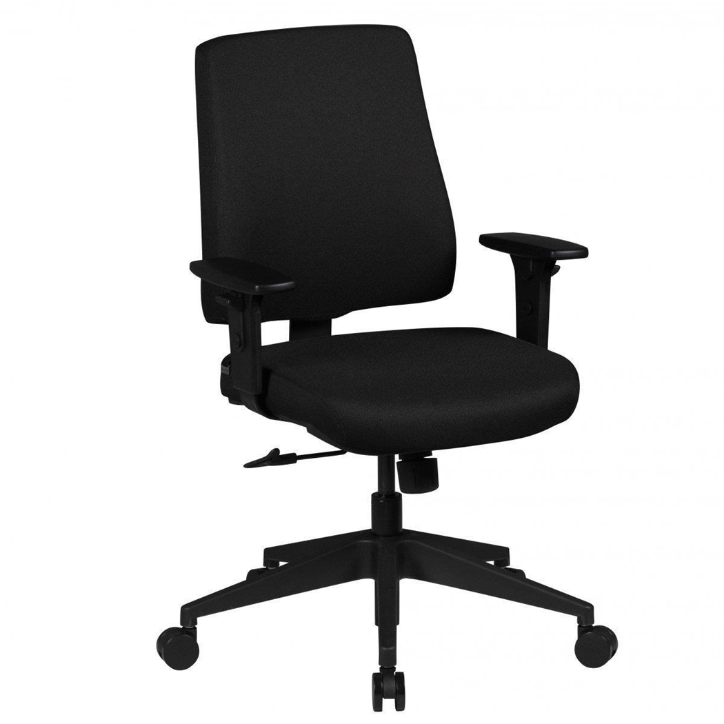 Krzesło Biurowe MATEUS, Design i Komfort, Regulowane Podłokietniki, Czarny
