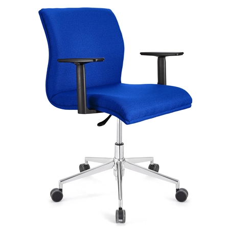 Krzesło Biurowe ANIBAL BASE PRO, Regulowane Podłokietniki, Obicie z Tkaniny, Niebieskie
