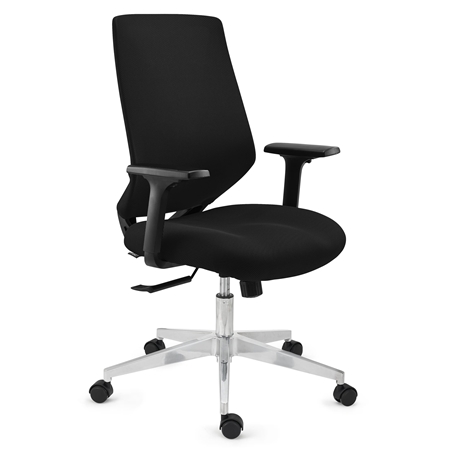 Krzesło Biurowe NOLAN, Ergonomiczny Design, Intensywne Użytkowanie 8h, Certyfikat Jakości, Czarne